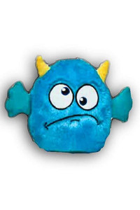 Zanies Rock Monster Plush Dog Toy - Blue